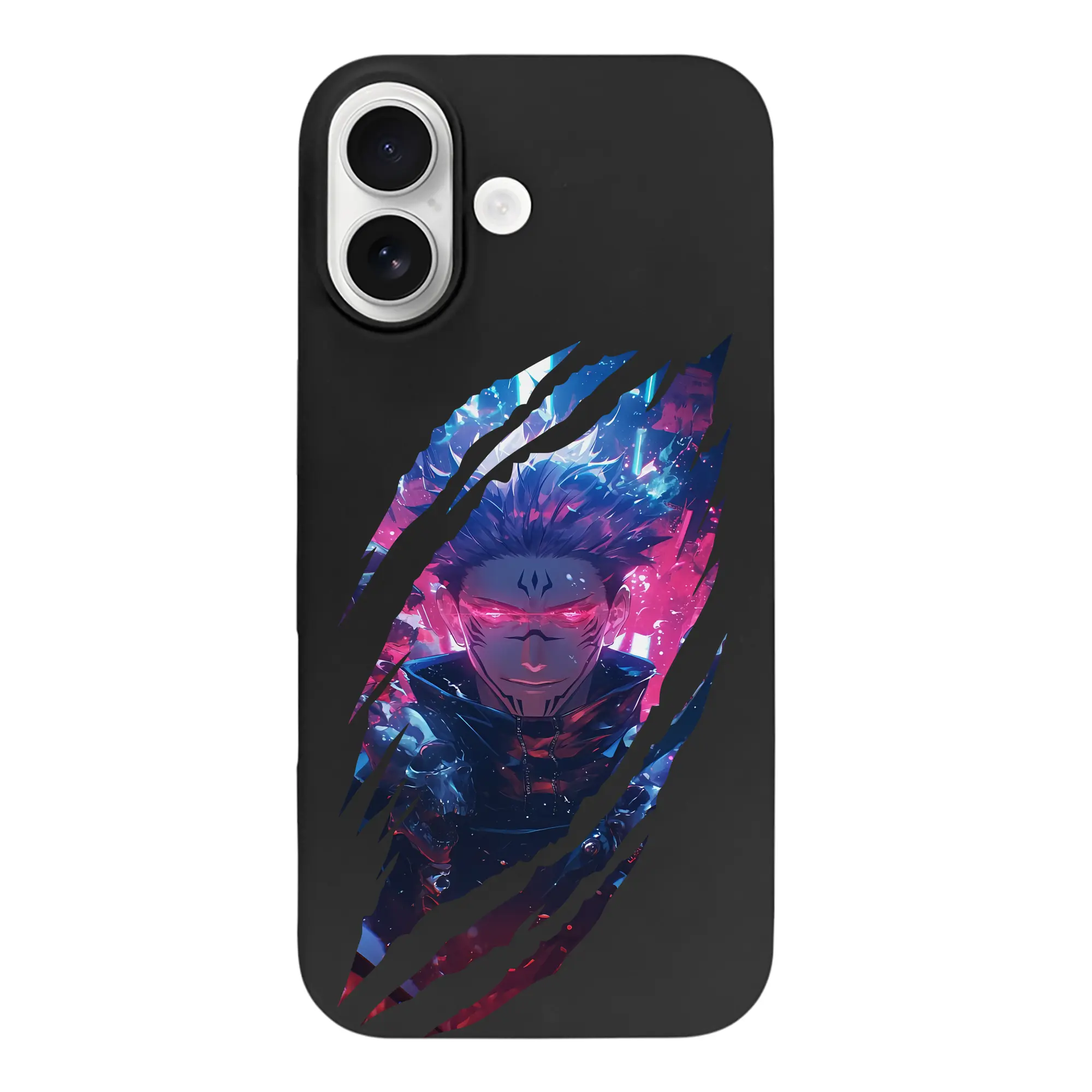 呪術廻戦 グッズ,両面宿儺 - iPhone 17 シリーズ シリコンケース 薄型 耐衝撃 指紋防止 ソフトタッチカバー 精密フィット 傷防止 保護ケース iPhone 17/17 Air/17 Pro/17 Pro Max 対応